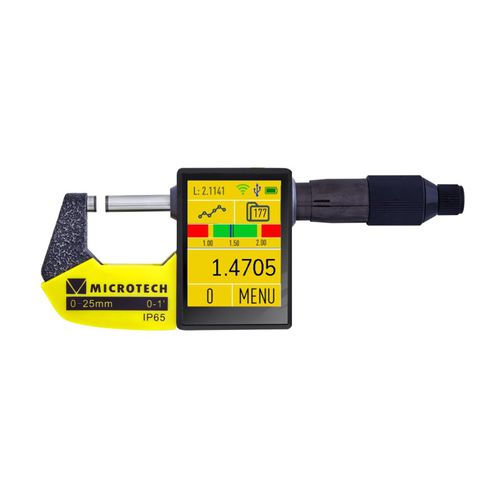 Computergestützter Mikrometer - 1101 series - MICROTECH - mit Außenverbindung / digital / schnurloser Datentransfer