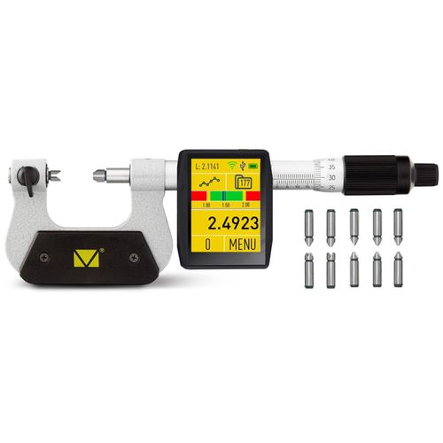 Computergestützter Mikrometer - 110710258 - MICROTECH - außen / für Gewinde / Grafik