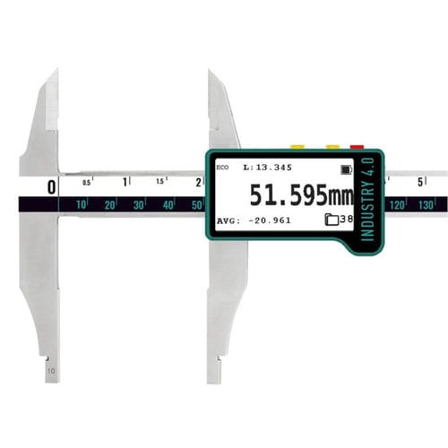 Messschieber mit Digitalanzeige - 141093321B - MICROTECH - Vernier / mit Datenübertragung / drahtlos
