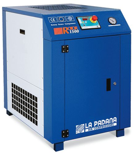 Schraubenkompressor - ROTOR 1000, 1500 - La Padana Air Compressors - Rotation / Luft / mit Elektromotor