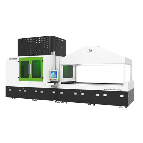 CO2-Laser-Markieranlage - MC-DHT-A - GD HAN'S YUEMING LASER TECH CO.,LTD - Metall / Gewebe