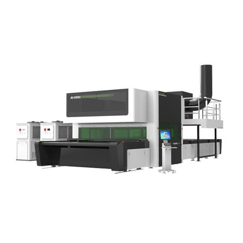 Laser-Schneidemaschine - HCM3015C-DF-A - GD HAN'S YUEMING LASER TECH CO.,LTD - zum Abrollen / Druck / für die Automobilindustrie