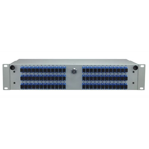 Spleißbox für Lichtleiter - ODF-19-2U-T* series - DLL Partners - 19"-Rack / Stahl