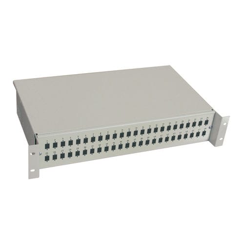 Spleißbox für Lichtleiter - ODF-19-2U series - DLL Partners - 19"-Rack / Stahl