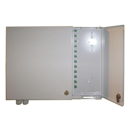 Verteilungsbox - ODF-MIDDLE   - DLL Partners - wandmontiert / rechteckig / Stahl