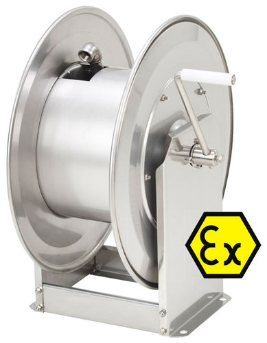 Schlauchtrommel - STKi2 Ex series - Teha - Kurbel / für Chemikalien / stationär