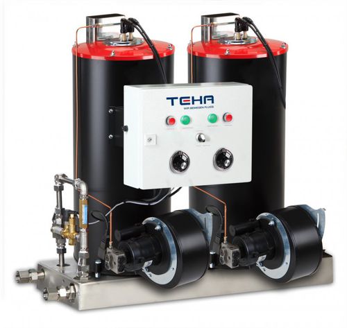 Heißwasserkessel - Teha - Gas / Heizöl / zwei Abzüge
