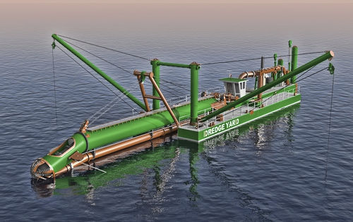 Baggerschiff / Absauger für Brecher - Cutter Suction Dredger 650 - Dredge Yard