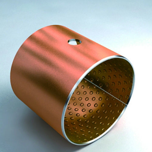 Zylinderförmiges Gleitlager - IB030 - IDEAL BEARING INC. - Bronze / Kohlenstoffstahl / Graphit