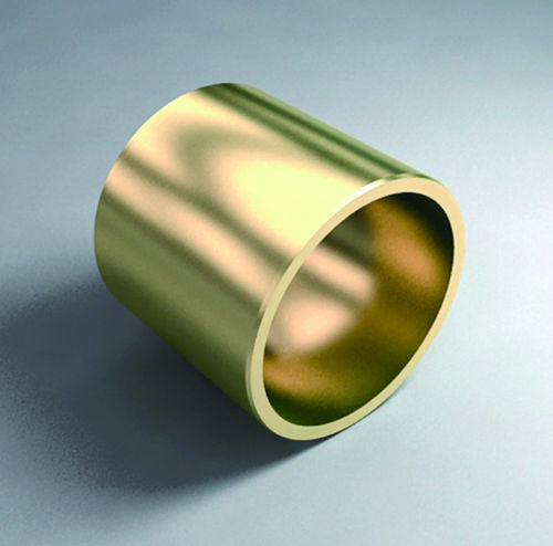 Zylinderförmiges Gleitlager - IB08 series - IDEAL BEARING INC. - Aluminiumbronze / selbstschmierend / hochtemperaturbeständig