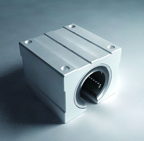 Lineare Lagereinheit - SBR - IDEAL BEARING INC. - offen / mit Kugelbuchse / Aluminium