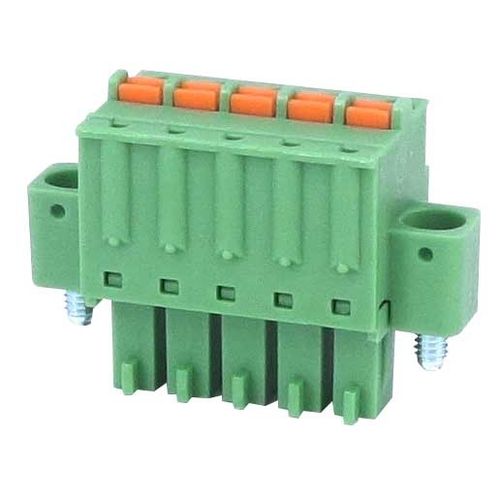 Steckbarer Klemmenblock - HFLS1C series - Xiamen Hongfa Electroacoustic Co.,Ltd. - Schraubanschluss / für Tests / IEC