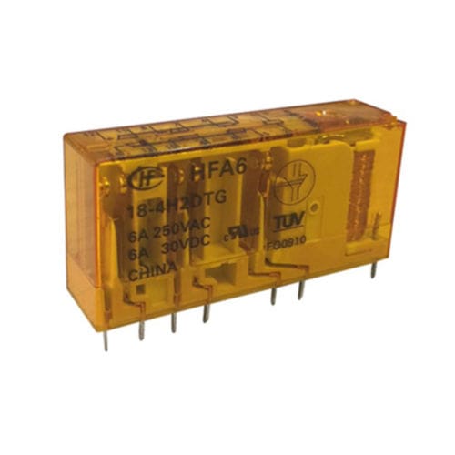 Elektromechanisches Relais / mit zwangsgeführten Kontakten - HFA6 - Xiamen Hongfa Electroacoustic Co.,Ltd. - 24 VDC / 12 VDC / 48 VDC