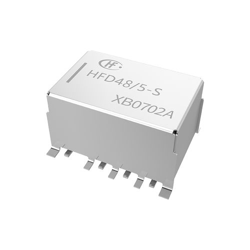 Elektromechanisches Relais / DC - HFD48 series - Xiamen Hongfa Electroacoustic Co.,Ltd. - Subminiatur / für Leiterplatten / Verriegelung