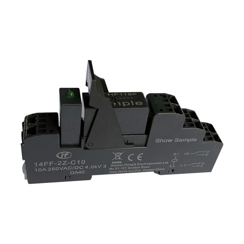 Elektromechanischer Relaissockel - 14FF-2Z-C10 - Xiamen Hongfa Electroacoustic Co.,Ltd.