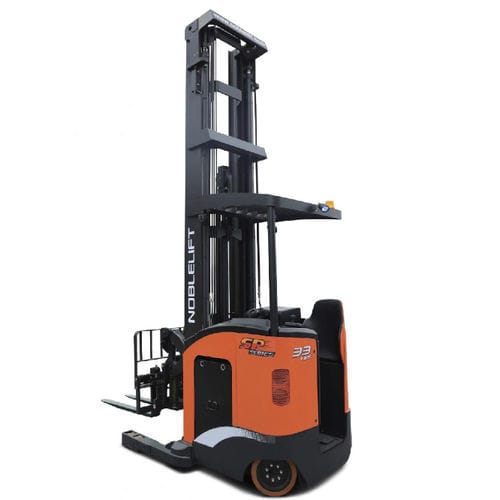 Elektrischer Schubmaststapler - RT series - Noblelift Intelligent Equipment Co., Ltd. - Stand / für Lagerhallen / Präzision