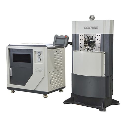 Halbautomatische Crimpmaschine - QCPM-140 - ZIBO QIANHENG AUTOMATION ENGINEERING COMPANY LTD - hydraulisch / PLC-gesteuert