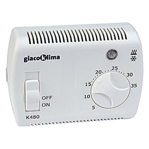 Elektronischer Thermostat - K480 - Giacomini - wandmontiert / Raum