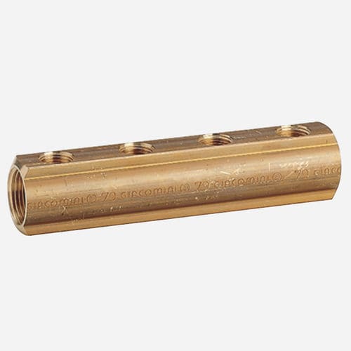 Mehrweg-Verteilerblock - R551 series - Giacomini - Messing / Innengewinde