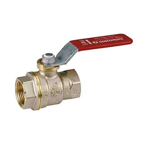 Kugelventil - R910 series - Giacomini - Hebel / für Wasser / für Dampf