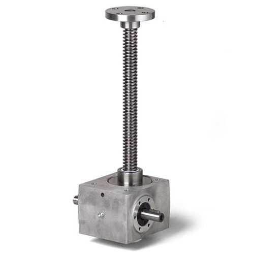 Spindelhubgetriebe / axial verfahrende Spindel - SJ Mod.A Series - SERVOMECH - Trapezgewindespindel / Edelstahl / kompakt