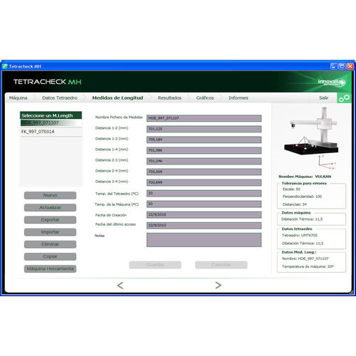 Kontrollsoftware - MH Check - Innovalia-Metrology - Messtechnik / für Werkzeugmaschinen