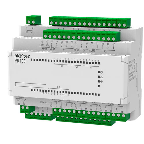 DIN-Schiene-SPS - PR103  - akYtec GmbH - 8 A / Analogeingänge / Digitaleingang