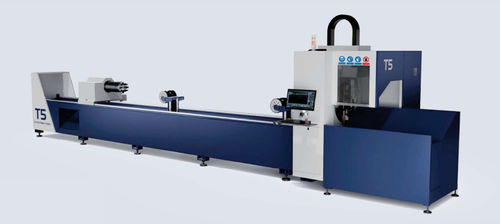Faserlaser-Schneidemaschine - MPS-T - Han's Laser Technology Co., Ltd - für Stahl / Rohr / mit manueller Beladung