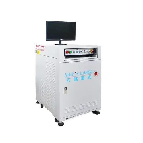 UV-Laser-Beschriftungssystem - EP-15-THG-F - Han's Laser Technology Co., Ltd - automatisch / für Rohre / für elektronische Bauteile