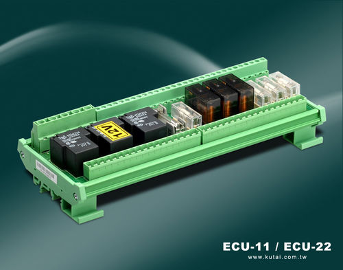 Hutschienen-Relaismodul - ECU-11, ECU-22 - Kutai Electronics Industry Co., Ltd.