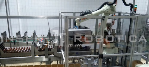Kartonpacker mit oberer Öffnung - Inser Robótica S.A - Roboter / für Flaschen / kompakt