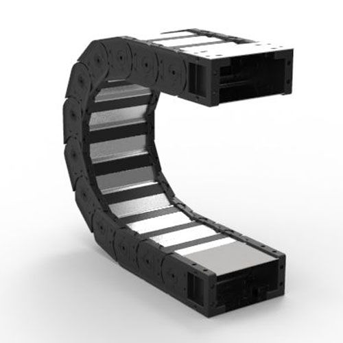 Energieführungskette zum Öffnen - H57PC - Brevetti Stendalto - Nylon / modulierbar / selbsttragend