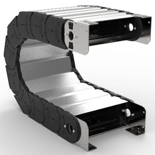 Energieführungskette zum Öffnen - H110PC - Brevetti Stendalto - Nylon / modulierbar / mit Trennern