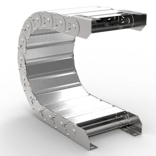 Energieführungskette / komplett geschlossen - 30LC - Brevetti Stendalto - Stahl / mit Aluminiumdeckel / für schwere Lasten
