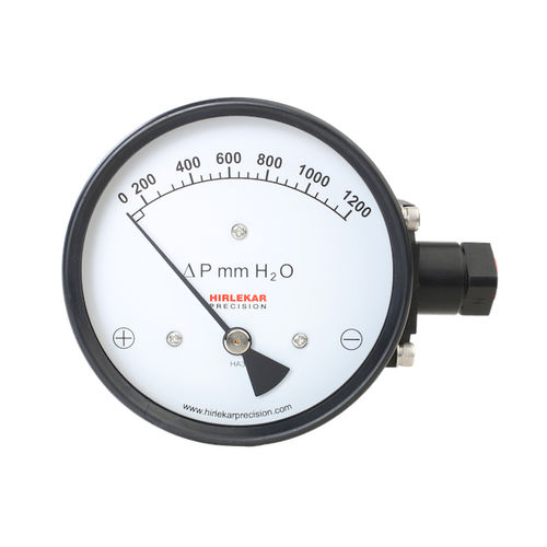 Differential-Manometer - 300 DGC - Hirlekar Precision Instruments, Pune - mit Zifferblatt-Anzeige / Flansch / NPT 1/4