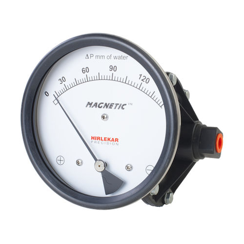 Differential-Manometer - 600 DGC - Hirlekar Precision Instruments, Pune - mit Zifferblatt-Anzeige / NPT 1/8 / Glas
