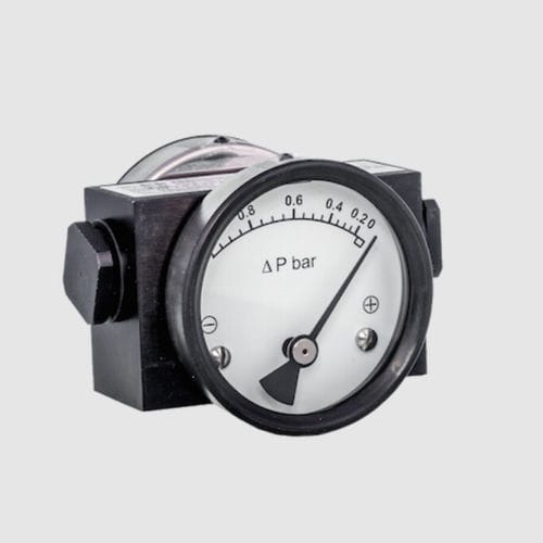 Differential-Manometer - 200 DPG - Hirlekar Precision Instruments, Pune - mit Zifferblatt-Anzeige / NPT 1/4 / BSP 1/4