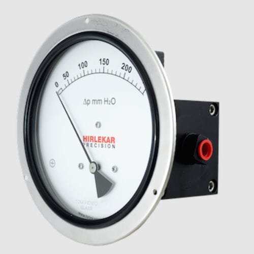 Differential-Manometer - 400 DGC - Hirlekar Precision Instruments, Pune - mit Zifferblatt-Anzeige / Flansch / NPT 1/4