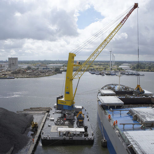 Schwimm-Prozesskran - Konecranes - Ausleger / Hafen / für Materialumschlag