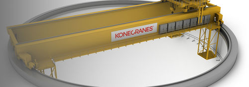 Festinstallierter Kran - Konecranes - für Gebäudefassaden / für Wartungszwecke / für Hubanwendungen