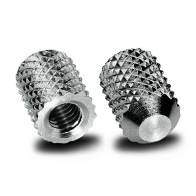 Gewindeeinsatz - 1024A8-12SS - Yardley Products - gerändelt / Edelstahl / rund