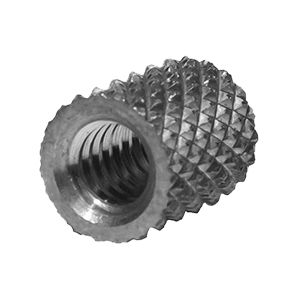 Gewindeeinsatz - 1024B8-10AL - Yardley Products - gerändelt / Aluminium / rund