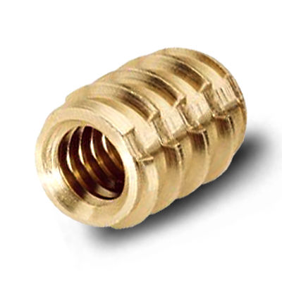 Gewindeeinsatz - 10015L36-60BR - Yardley Products - selbstschneidend / Messing / rund