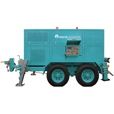 Hydraulische Winde - VM 40000 RIS - Volta macchine - mit Verbrennungsmotor / Drahtseil / zur Rohrsanierung