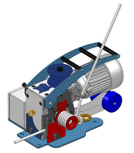 Elektrische Winde - JVM 1200 CAE - Volta macchine - Drahtseil / für Hubanwendungen / für Materialumschlag
