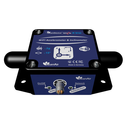 Drahtloser Beschleunigungsmesser - BeanDevice® WILOW X-INC - BeanAir GmbH - Vibration / wasserdicht / IP67