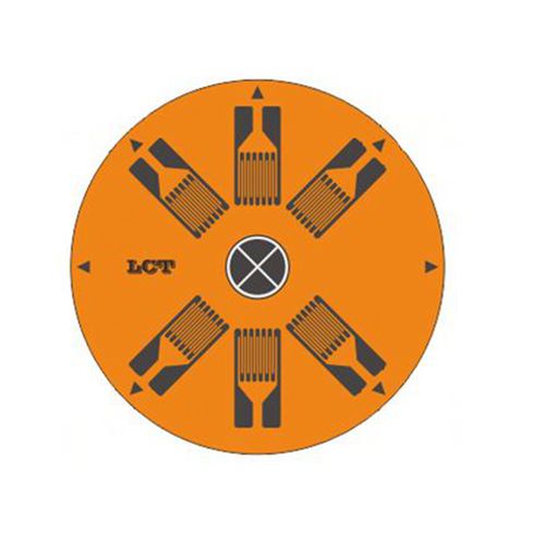 Widerstand-Dehnungsmessstreifen - CF120-1CD-B - Xiamen Loadcell Technology Co.,Ltd. - Rosettenform / Delta / für Beanspruchungs - Analyse