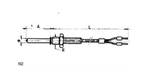 RTD-Temperaturfühler - 112 - MESEL S.L - Pt100 / Pt1000 / Thermoelement Typ J