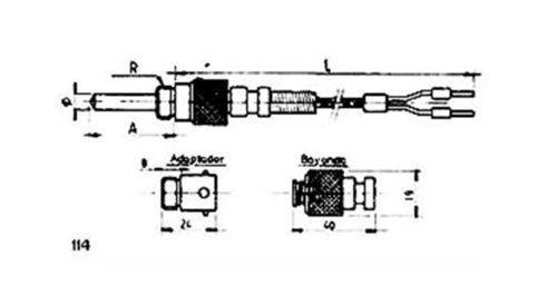 RTD-Temperaturfühler - 114 - MESEL S.L - Pt100 / Pt1000 / Thermoelement Typ J