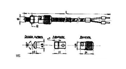 RTD-Temperaturfühler - 115 - MESEL S.L - Pt100 / Pt1000 / Thermoelement Typ J